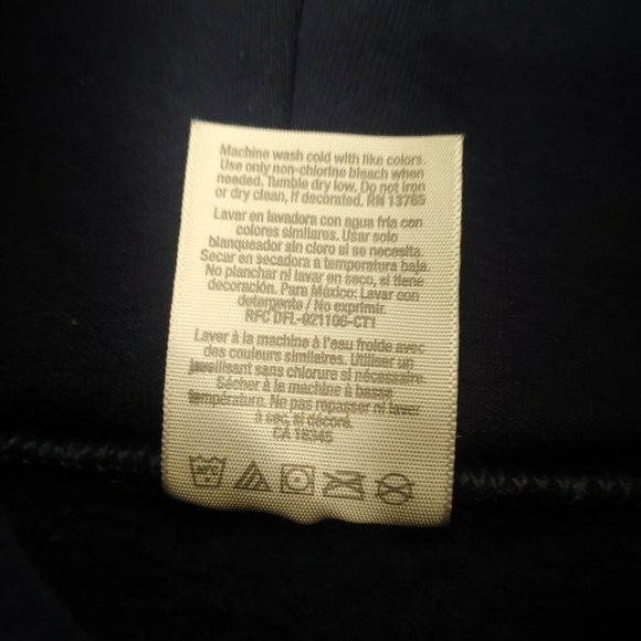 United States Navy The Sea Is Ours Mens M Sweatshirt Hooded Blue Anchor Logo - Picture 5 of 7